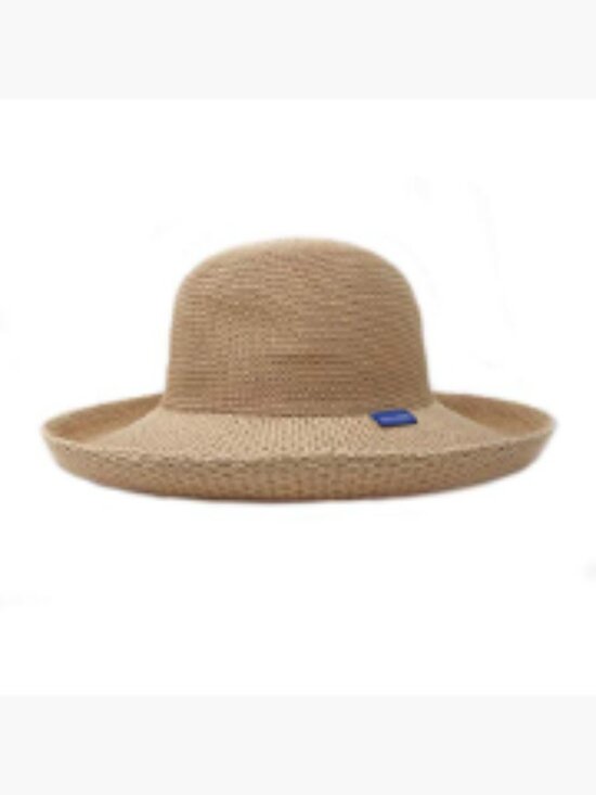 Lightweight Poly-Straw Sun Hat with Drawstring main image 7
